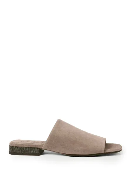 Suede Mules Brown