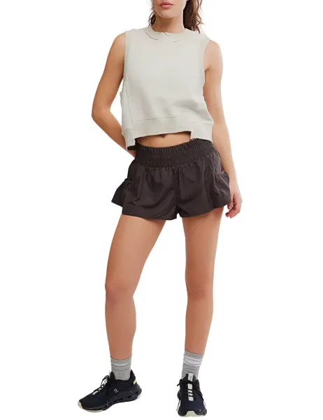 FP Movement Get Your Flirt On Gym Shorts Brown