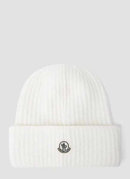 Logo Patch Beanie Hat