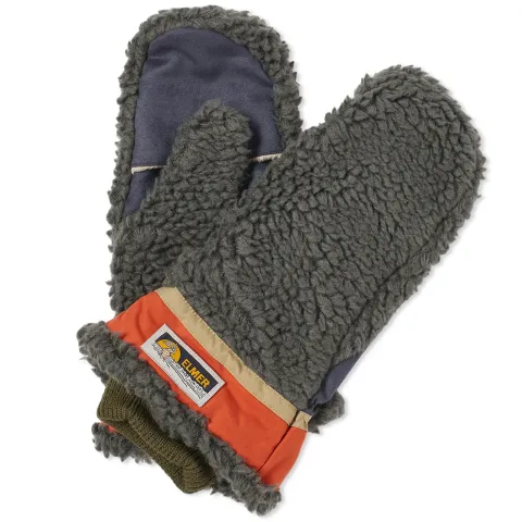 Wool Pile Flip Mitten