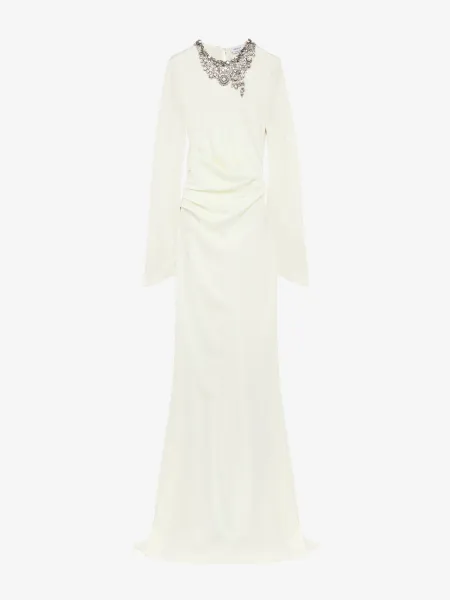 Jewelled Embroidery Evening Dress