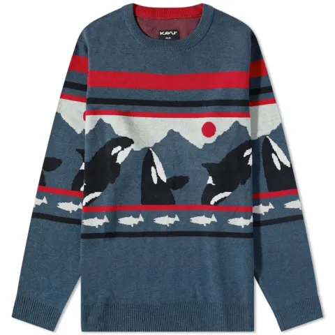 Highline Jacquard Crew Knit