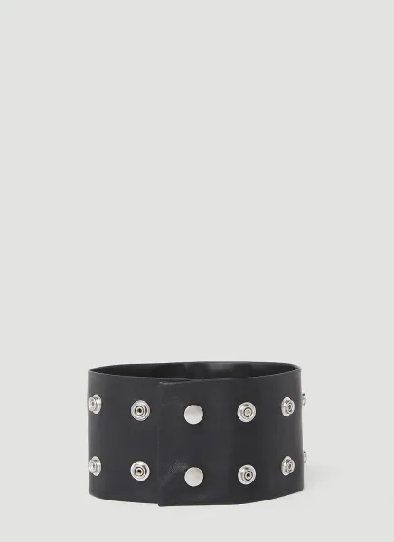 Leather Stud Necklace