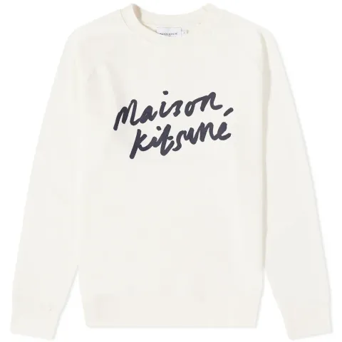 Maison Kitsuné Handwriting Clean Crew Sweat