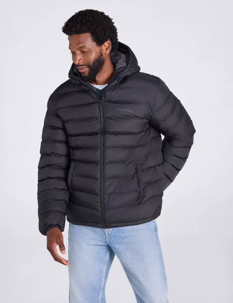 Mountain Warehouse Seasons Faux Fur Lined Padded Jacket Black