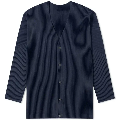 Pleated Cardigan
