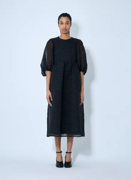 Karmen Textured Midi Dress