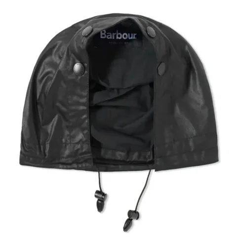 Waxed Cotton Plain Hood