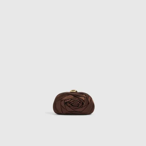 River Island Rosette Hard Shell Clutch Bag