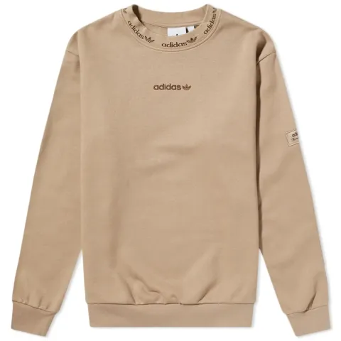Trefoil Linear Crew Sweat