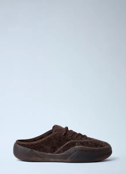 Corduroy Camino Mule Sneakers