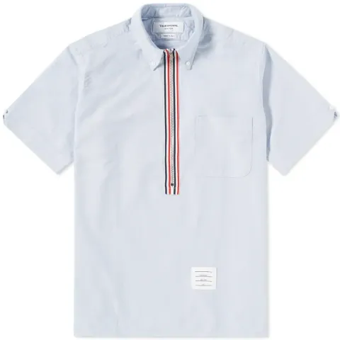 Oxford Zip Popover Shirt