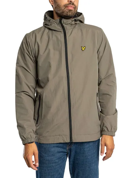 Lyle & Scott Contrast Zip Through Hooded Jacket