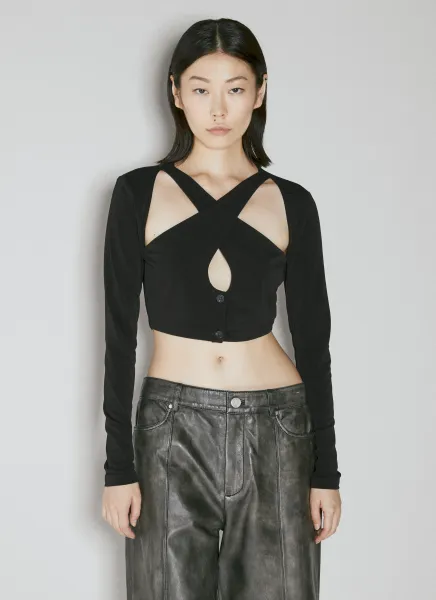 Crop Crossover Top