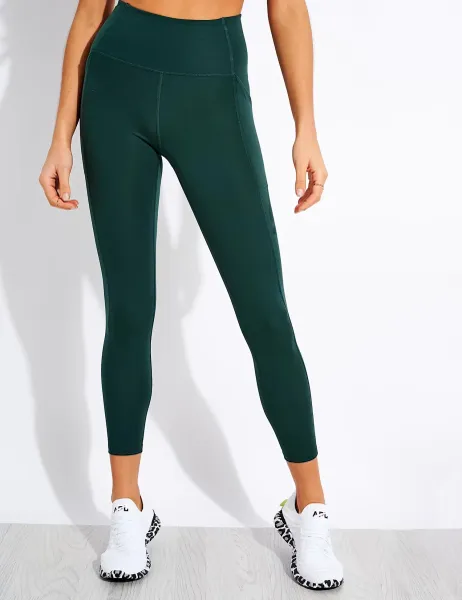 Girlfriend Collective Compressive High Waisted Leggings Dark Green