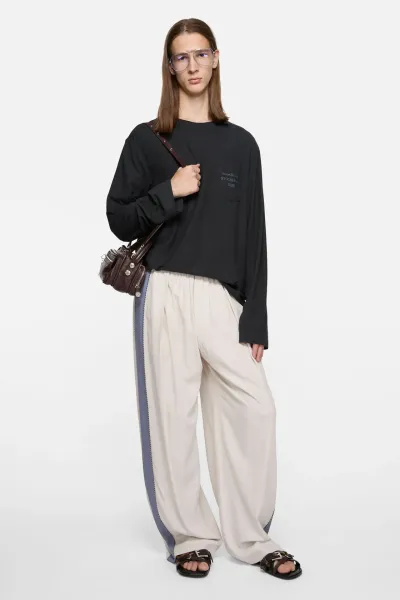 Casual wool trousers