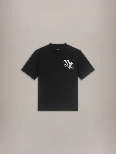 BLOCK LETTER TEE - Black