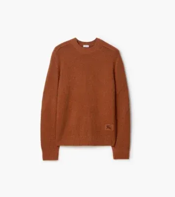 Cashmere Sweater in Ginger orange
