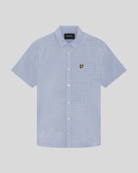 Lyle & Scott Short Sleeve Grid Check Shirt