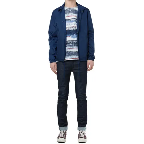 Spray Stripe Crew Neck Tee