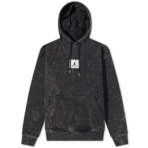 Washed Fleece Popover Hoodie