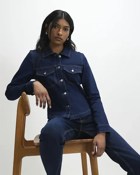 River Island Fitted Denim Jacket