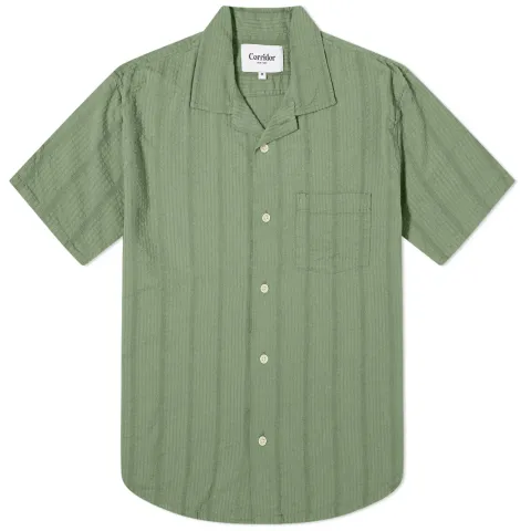 Striped Seersucker Vacation Shirt