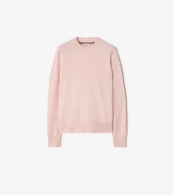Cashmere Blend Sweater in Bouquet pink