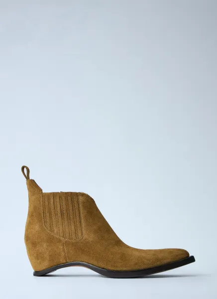 Heel-Less Western Chelsea Boots