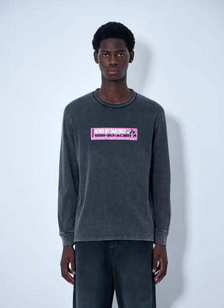 Logo Crewneck Long Sleeve T-Shirt