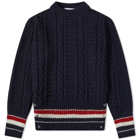 Cable Donegal Crew Knit