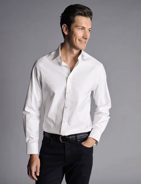Charles Tyrwhitt Slim Fit Pure Cotton Twill Oxford Shirt