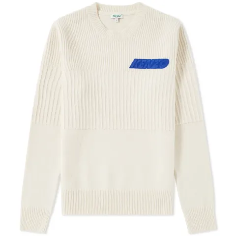 Rib Logo Crew Knit