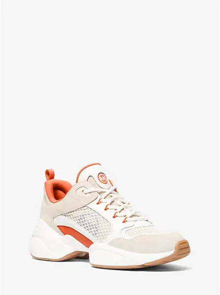 Bowie Suede and Mesh Trainer