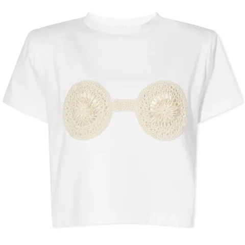 Crochet Bra T-Shirt