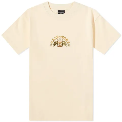 Pass-Port Arched Embroidery T-Shirt