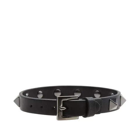 Rockstud Leather Bracelet