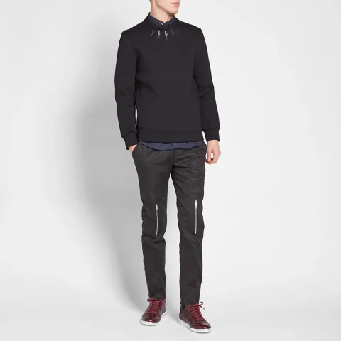 Single Fair Isle Bolt Print Sweat