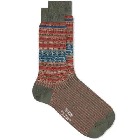 X Maharishi Jacquard Kilim Sock