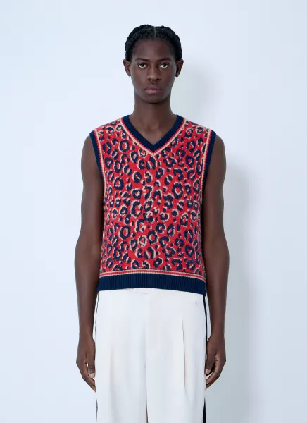 Jacquard Sweater Vest