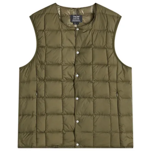 Crew Neck Down Vest