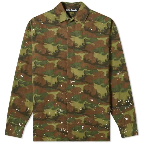 Camo Paint Splatter Overshirt