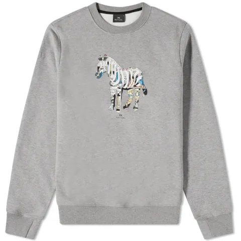 Zebra Print Crew Sweat
