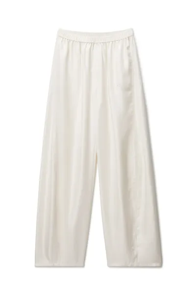 SILK MID-RISE TRACK PANT