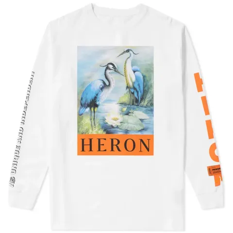 Long Sleeve Herons Scene Tee