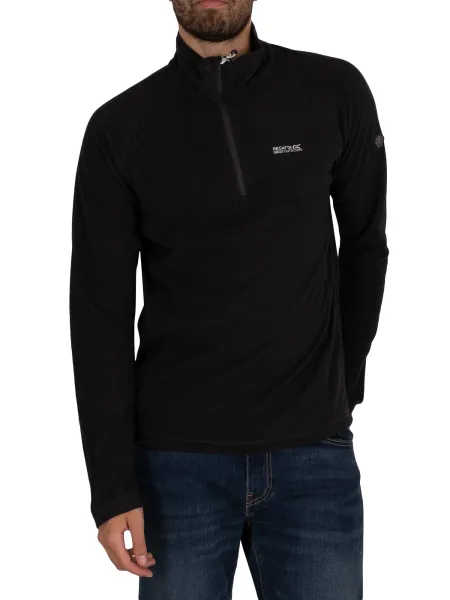 Regatta Montes Lightweight Half Zip Mini Stripe Sweatshirt