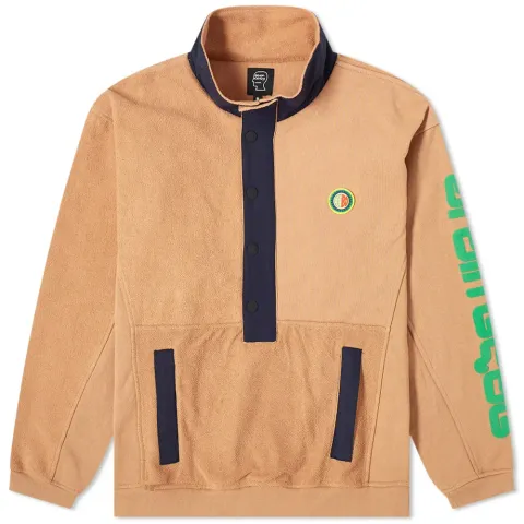 Global Works Snap Mock Neck Sweat