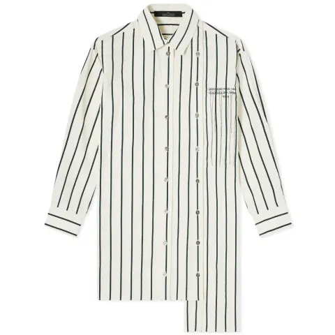 Slash Oversized Shirt With Stripes