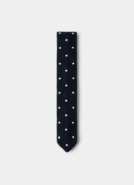 Hackett Silk Tonal Dot Knit Tie - Made in Italy