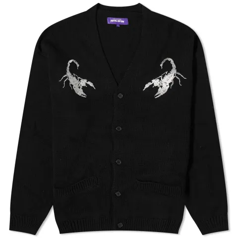 Embroidered Scorpion Cardigan